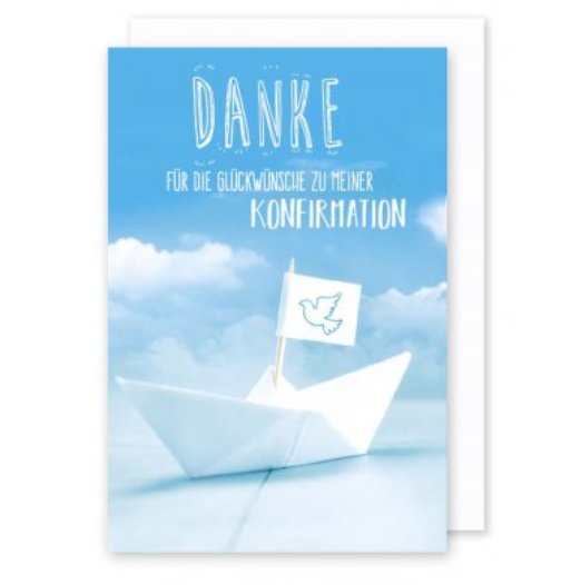 Danksagung zur Konfirmation