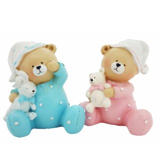 Baby Bär groß, blau