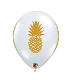 Latexballons goldene Ananas