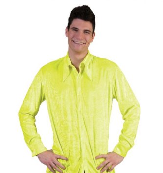 Neon Hemd in gelb, 48/50
