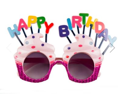 Happy Birthday Spaßbrille