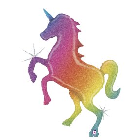 Glitter Einhorn, XXL