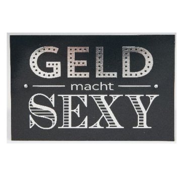 Geld macht Sexy - Geldkuvert Karte