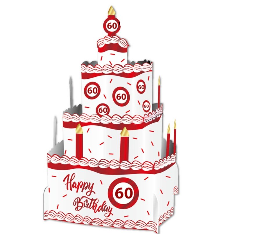 60.Geburtstag Verkehrsschild Torte to Go 60.Geburtstag Verkehrsschild Torte to Go