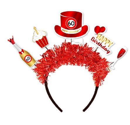 Haarreifen zum 60.Geburtstag Haarreifen zum 60.Geburtstag