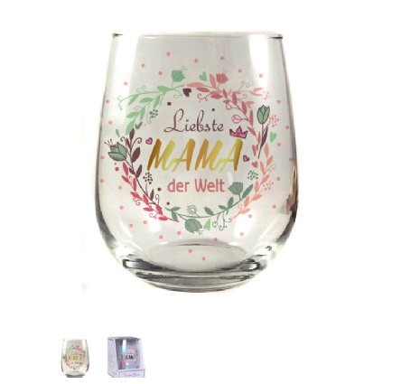 Trinkglas Mama im Geschenkkarton