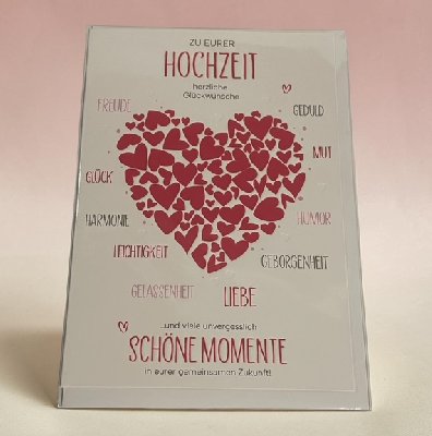 Hochzeit Glückwunschkarte