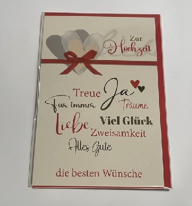 Hochzeit Glückwunschkarte