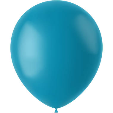 Ballon Türkis, 10 Stück