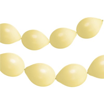 Ballons für Ballongirlande Pastell Gelb