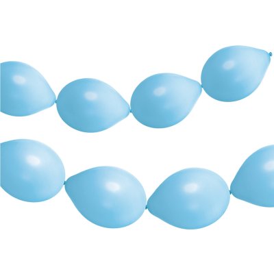 Ballons für Ballongirlande Pastell Blau