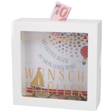 Bilderrahmen Wunscherfüller Spardose