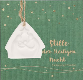 Krippe Anhänger Stille Nacht