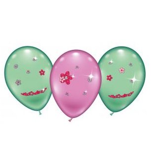 Juwelen Perlmuttballons, 4 Stück