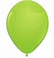 Luftballons Limette, 100 Stück Rundballons