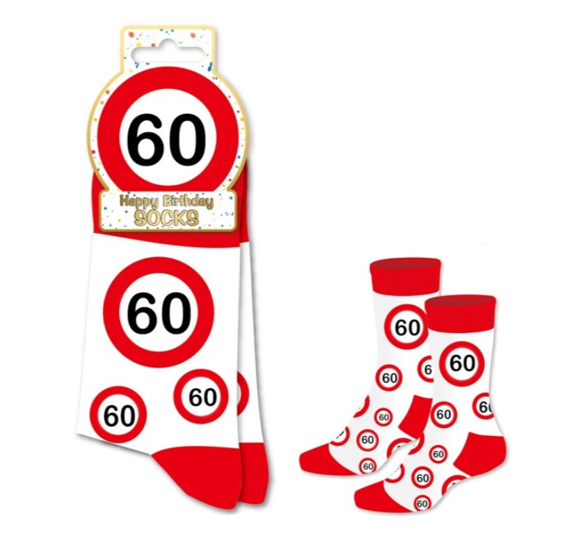 Socken zum 60. Geburtstag (Größe 38-42)