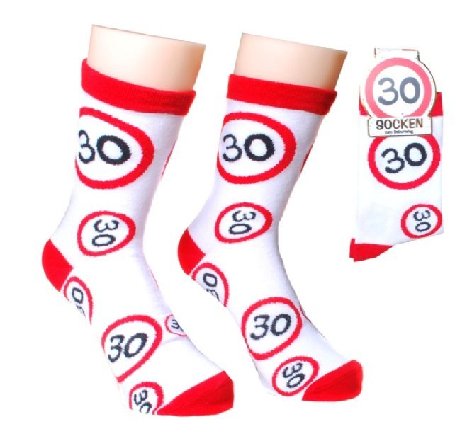 Socken zum 30. Geburtstag (Größe 42-46)