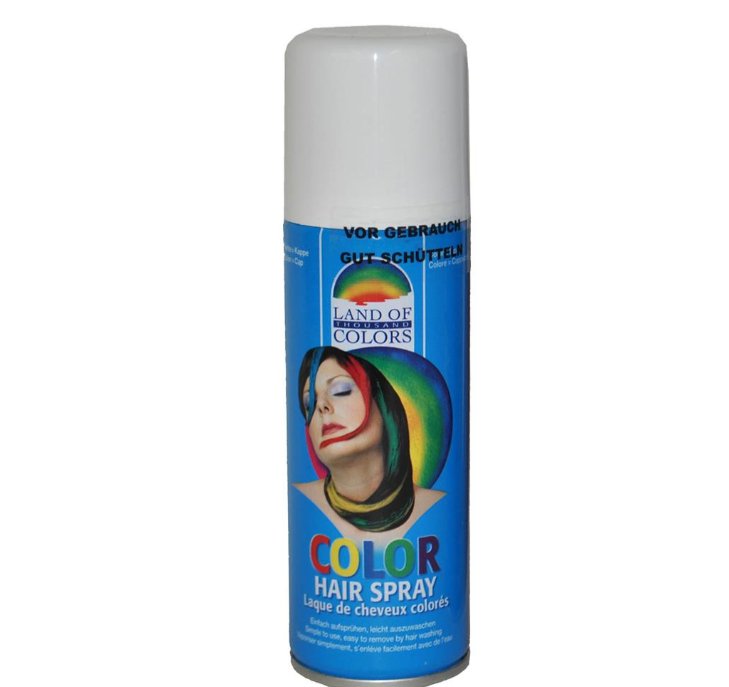 Haarspray weiß matt, 100ml