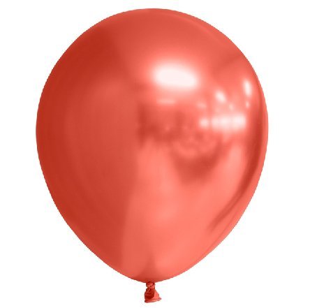 Spiegel Chrome Luftballons, rot