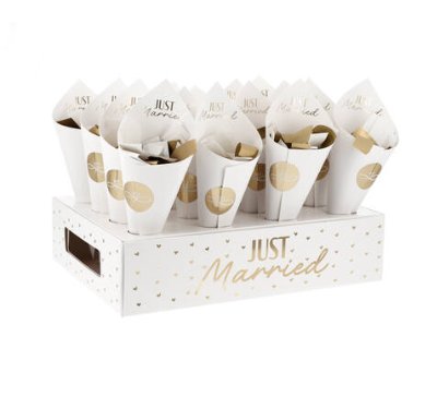 Konfetti Set Hochzeit, 16 Stück