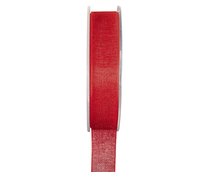 Organzaband, rot - 20m x 1,5 cm
