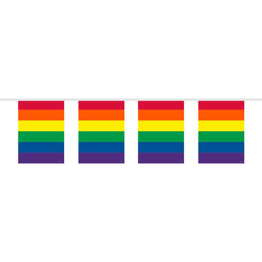 Flaggenbanner Rainbow, 10m