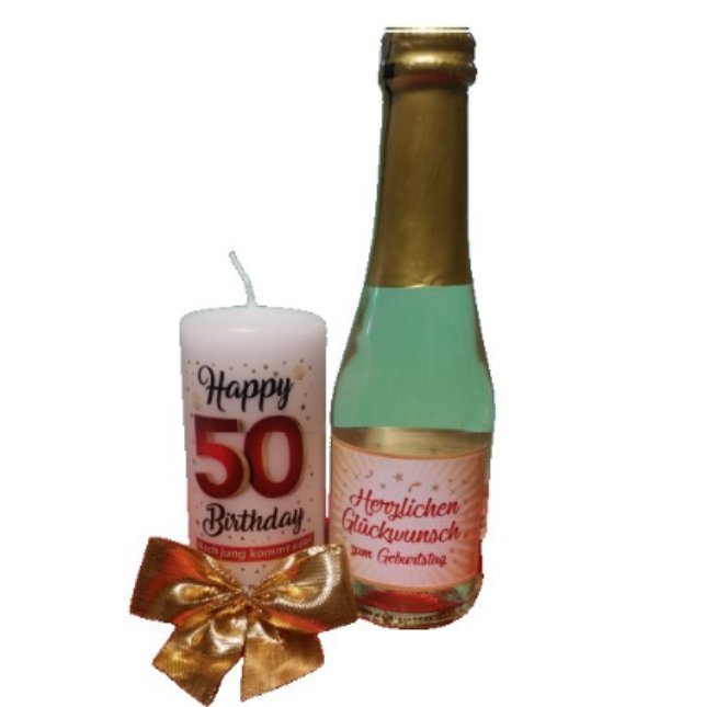 Geschenkset zum 50. Geburtstag