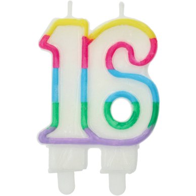 Kerze zum 16.Geburtstag