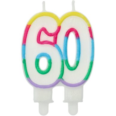 Kerze zum 60.Geburtstag