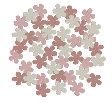 Konfetti Mädchen Blütenform, Blooming