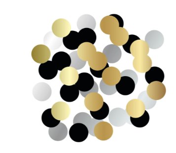Konfetti Glam, 100 Stück
