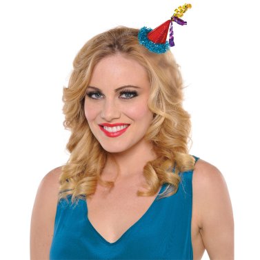 Partyhütchen mit Haarclip