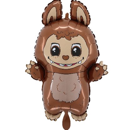 Folienballon Bad Bunny, braun Folienballon Bad Bunny, braun