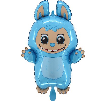 Folienballon Bad Bunny, blau Folienballon Bad Bunny, blau