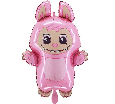 Folienballon Bad Bunny, rosa Folienballon Bad Bunny, rosa