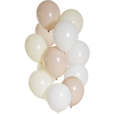 Ballons Nude, Creme, Coco - 12 Stück