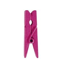 Farbige Natur Wäscheklammer, pink