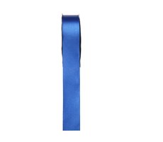 Doppelsatinband, blau - 25m x 1 cm