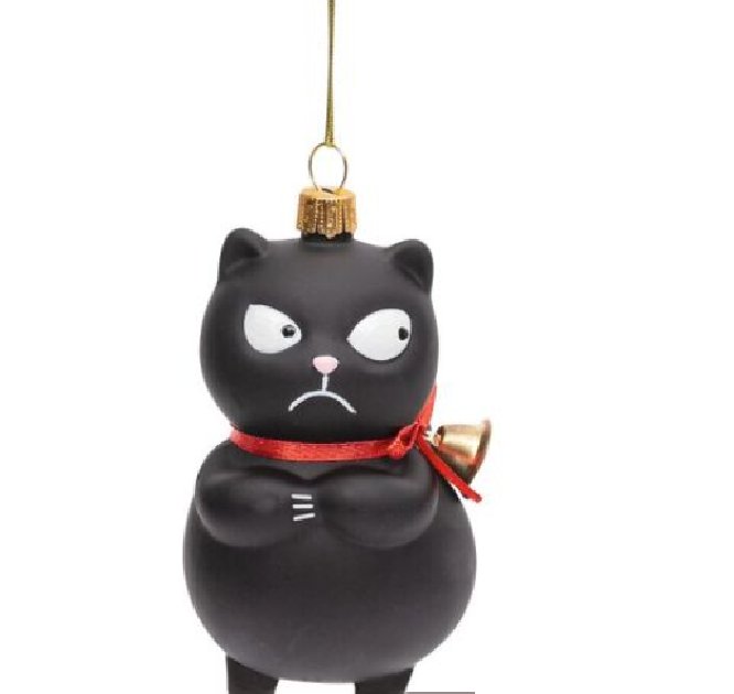 Ed, the Cat Baumschmuck Grumpy Ed, the Cat Baumschmuck Grumpy