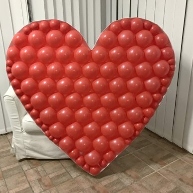 Mosaik Rahmen Herz für Luftballons