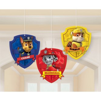 Paw Patrol Dekohänger, 3 Stück