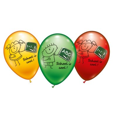 School is Cool Luftballons, 6 Stück