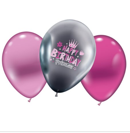 Happy Birthday Princess Luftballons