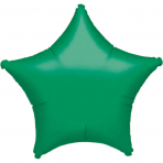 Ballon Stern Metalic grün, 48 cm