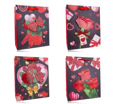 Geschenktasche ROSES Größe L