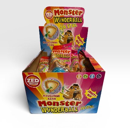 Monster Wunderball mit Kaugummikern Monster Wunderball mit Kaugummikern