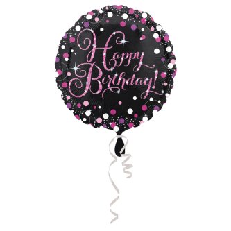 Standard Pink Celebration Ballon, pink