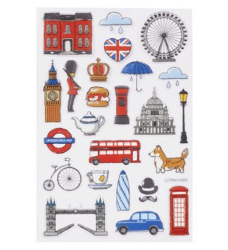 GLOSSY-Sticker England