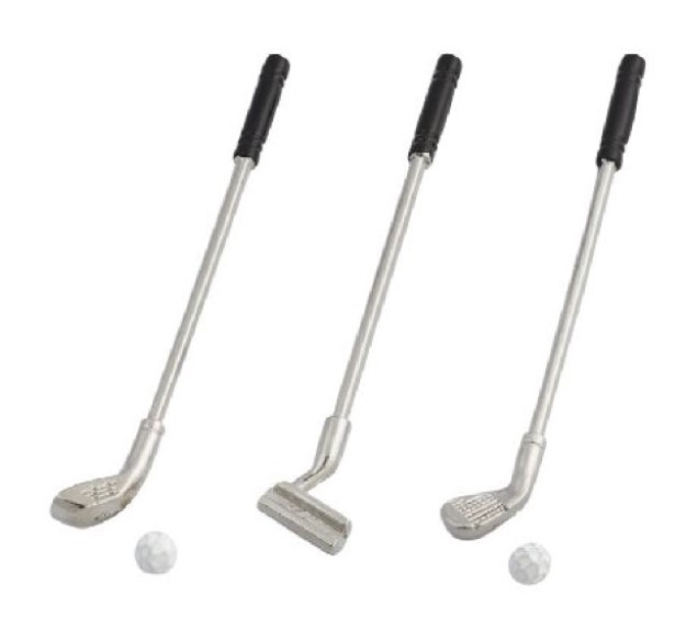 Miniatur Golf Set,  ca. 6cm, 5-teilig
