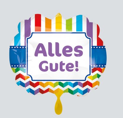 Ballon - Alles Gute, 63 cm